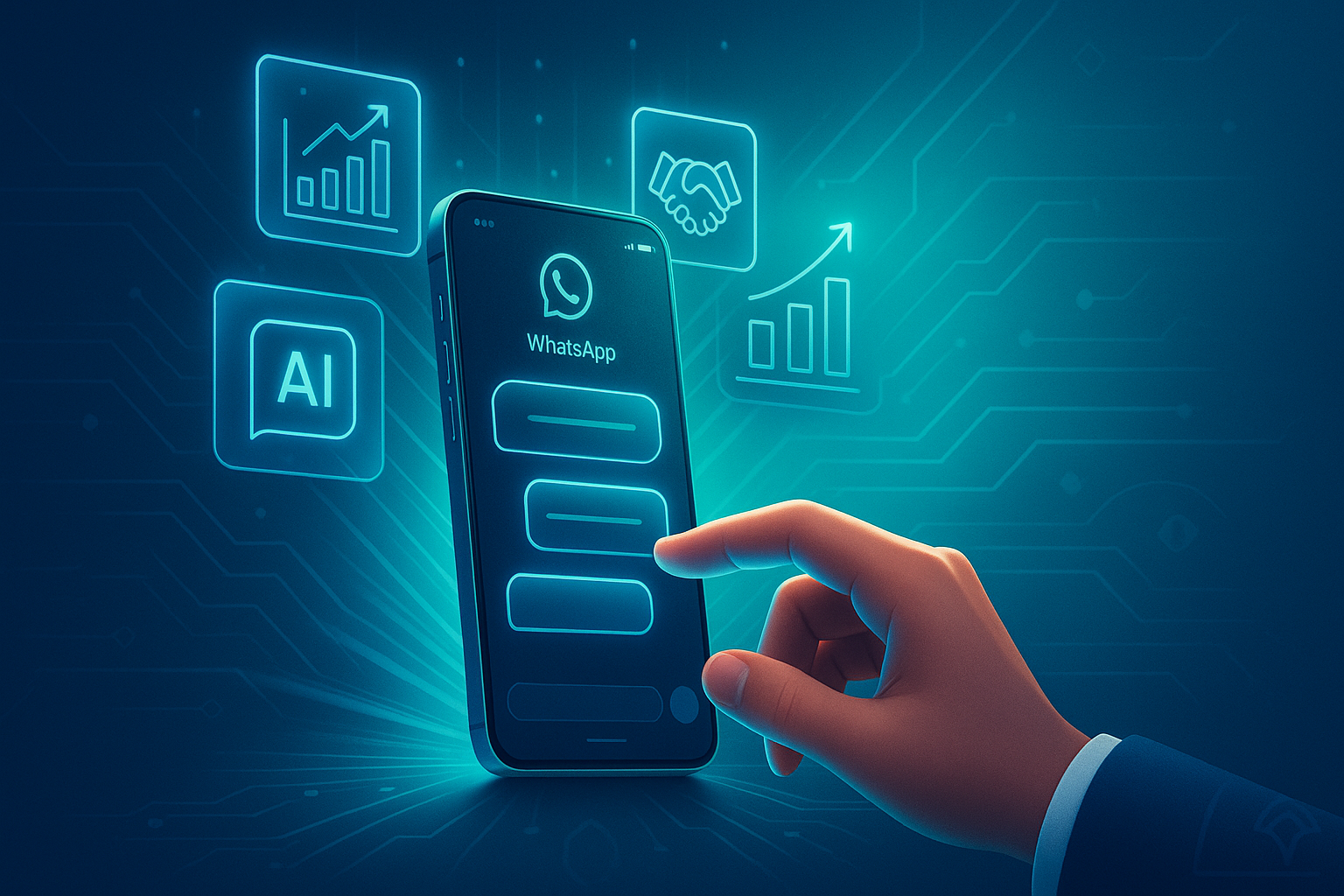 Asistente de WhatsApp para ventas empresariales con IA