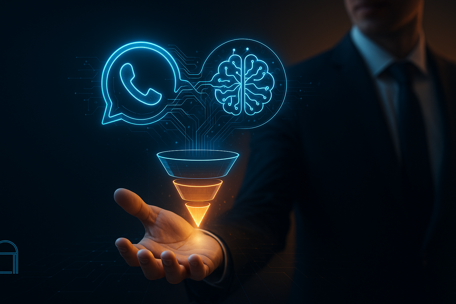 Asistente de WhatsApp con IA para seguimiento de prospectos B2B