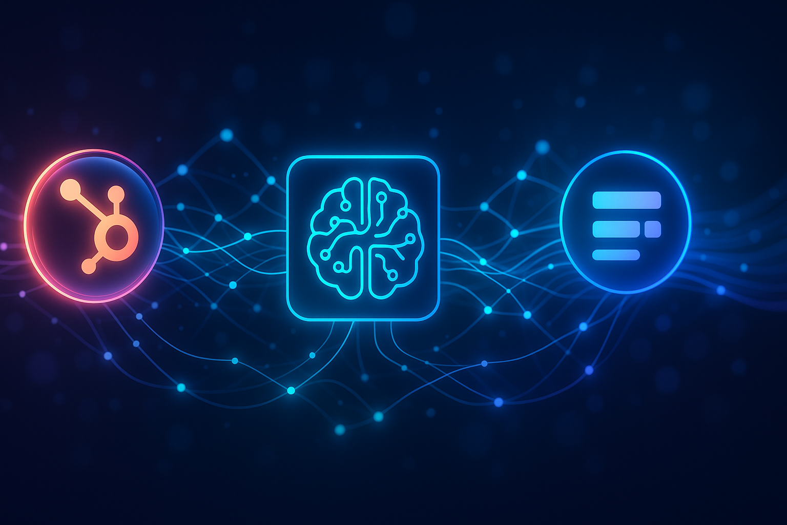 Plataforma de contenido IA compatible con HubSpot y Ghost