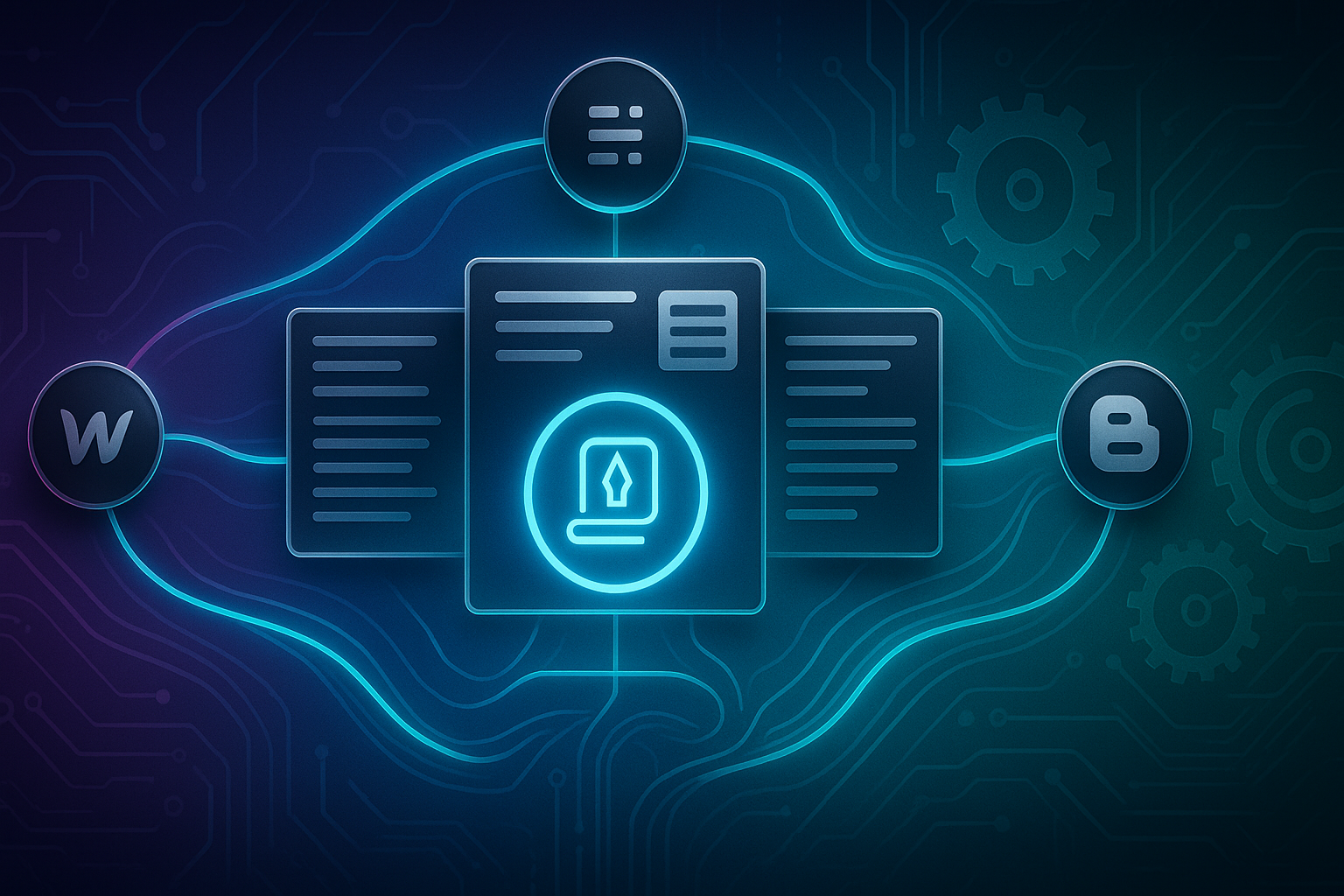Plataforma SEO que publica en Webflow, Ghost y Blogger automáticamente