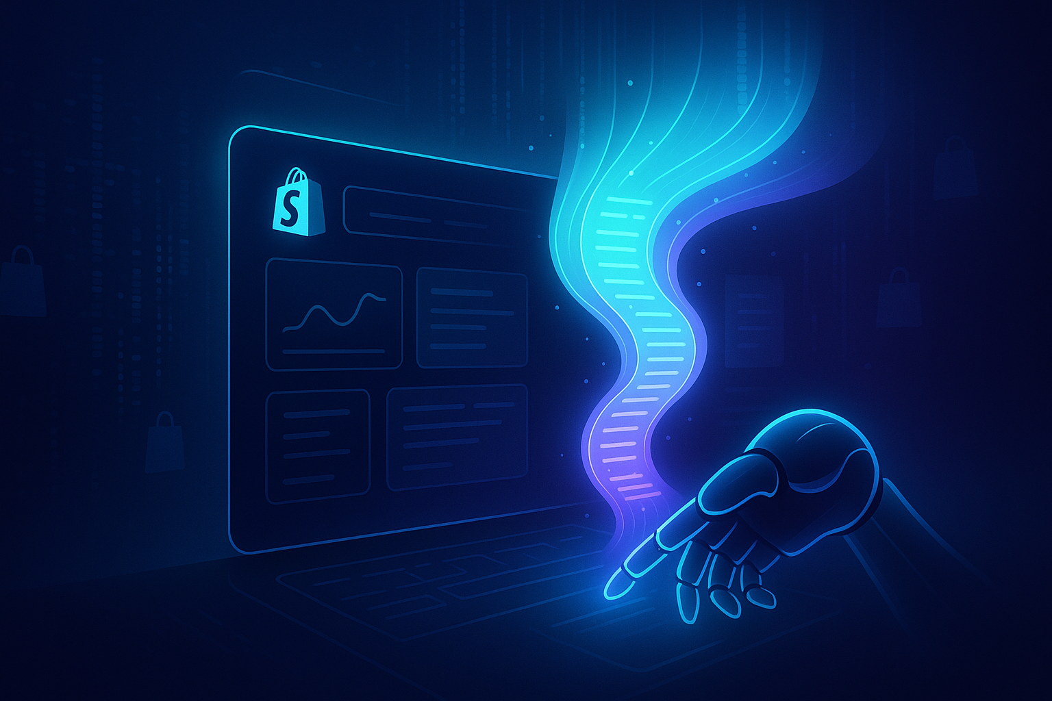 Publicar artículos automáticos en Shopify con IA en 2026